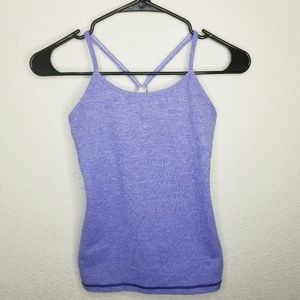 NWOT Ivivva Razor Back Athletic Top Size 10 purple